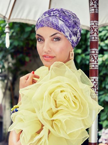 HocAmber Turban Set | Purple Romance