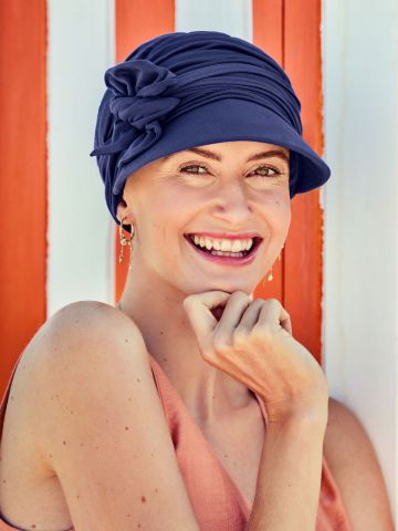 HocBriana Sun Cap | Dark Blue