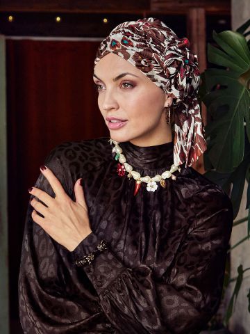 HocJuvela Turban Set | Tribal Brown