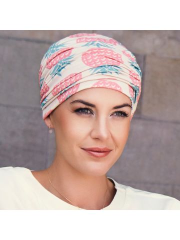 1009 HocKarma Turban 0402 Pineapple print