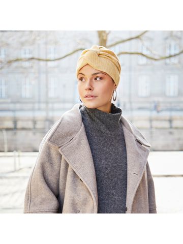 1554 HocLilly - V Turban 0898 Soft Yellow