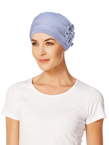 HocLotus Turban | Light Blue Melange