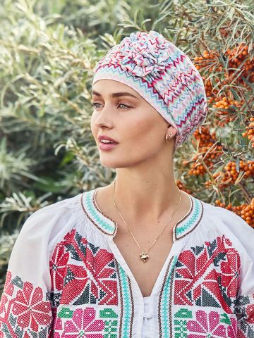 HocLotus Turban | Zigzag Vibes