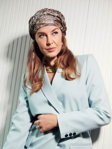 HocMilena Turban | Antique Paisley - Petrol