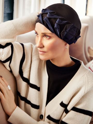 HocNava Turban | Black w/Blue