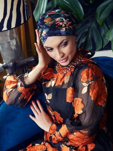 HocRuby Skye Hat | Rococo Velvet