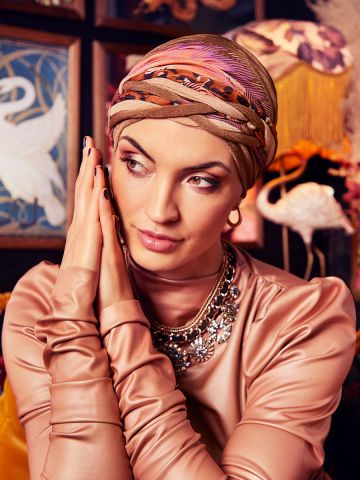 HocScarlett Turban Set | Caramel & Bohemian Mix
