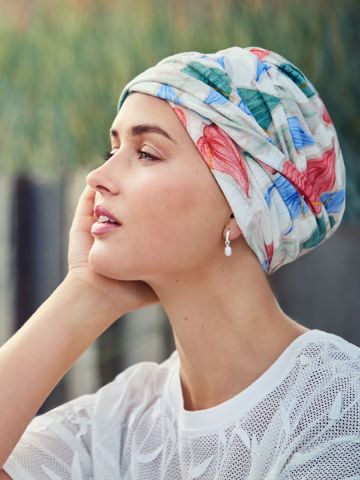 HocShakti Turban | Tropical Blossoms