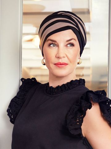 HocShanti Turban | Black/Brown