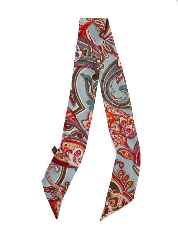 Twilly Scarf | Royal Paisley – Blue (5x85)